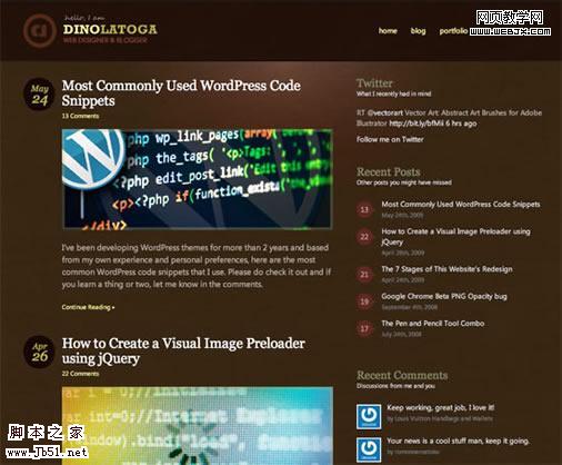 漂亮的博客设计