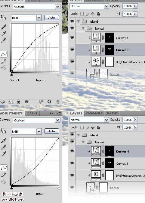 photoshop 经典合成梦幻天空漂浮的小岛