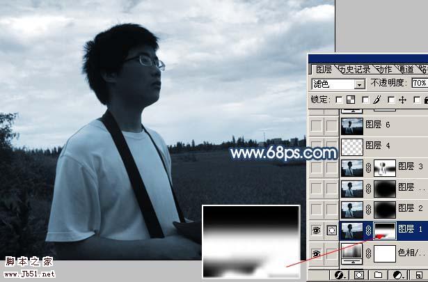 Photoshop 逆光人物照片简单调色