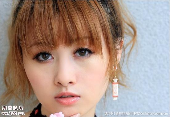 photoshop 人物写真图片的轻微磨皮及润色