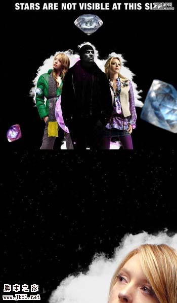 Photoshop 超视觉的魅力钻石海报