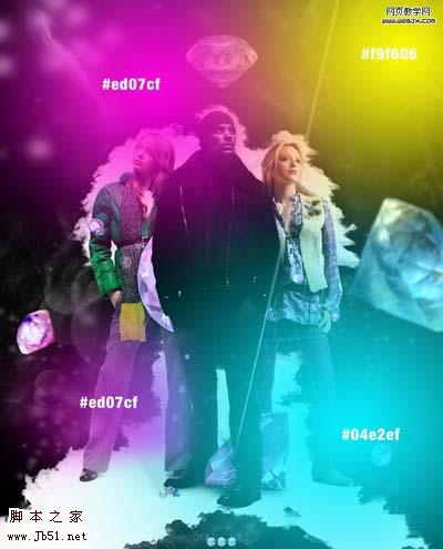 Photoshop 超视觉的魅力钻石海报