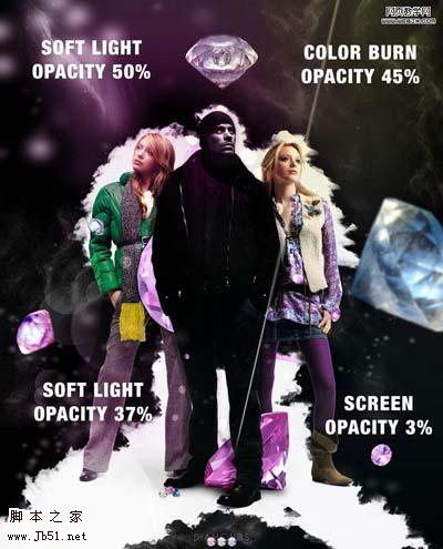 Photoshop 超视觉的魅力钻石海报