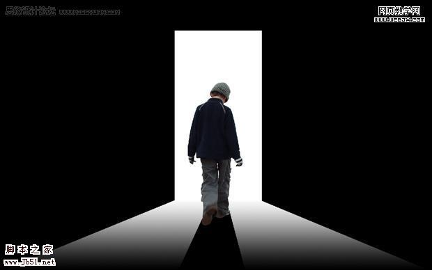 photoshp 经典合成走向光明的男孩