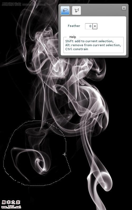 photoshop 合成经典的烟雾美女效果
