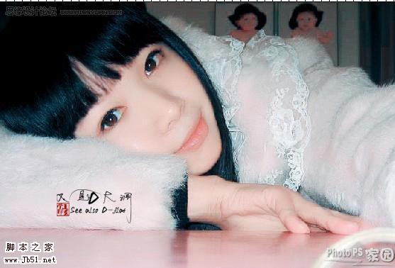 Photoshop 打造可爱的美女转手绘效果