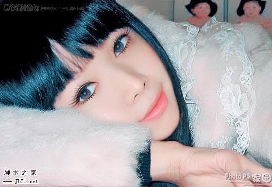 Photoshop 打造可爱的美女转手绘效果