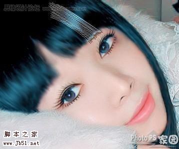 Photoshop 打造可爱的美女转手绘效果