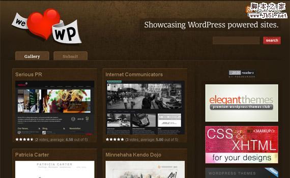 设计参考 WordPress建站成功案例”