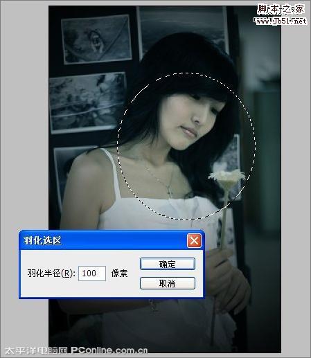 Photoshop 图片调成冷艳忧郁色调