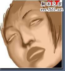 photoshop 鼠绘个性美女头像