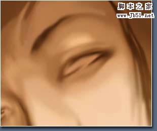 photoshop 鼠绘个性美女头像