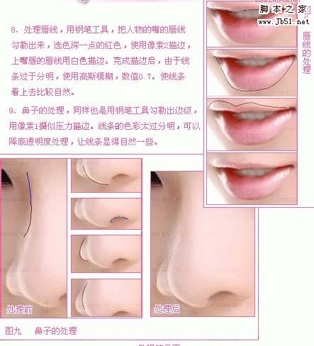 Photoshop 广告美女转轻微手绘效果