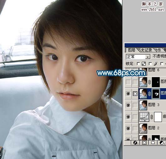Photoshop 还原片暗人物的亮丽质感肤色
