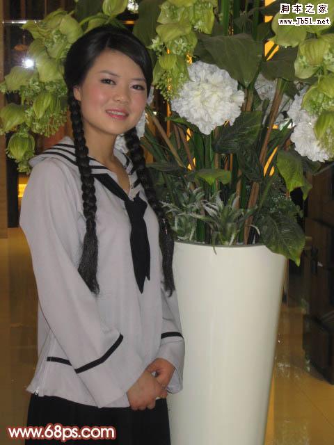 Photoshop 加强暗光人物的色彩清晰度