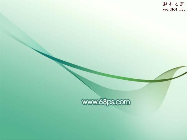 Photoshop 柔美简洁的彩带壁纸