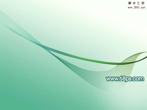 Photoshop 柔美简洁的彩带壁纸