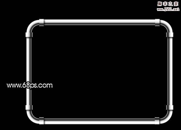 Photoshop 打造一款超酷的金属管相框