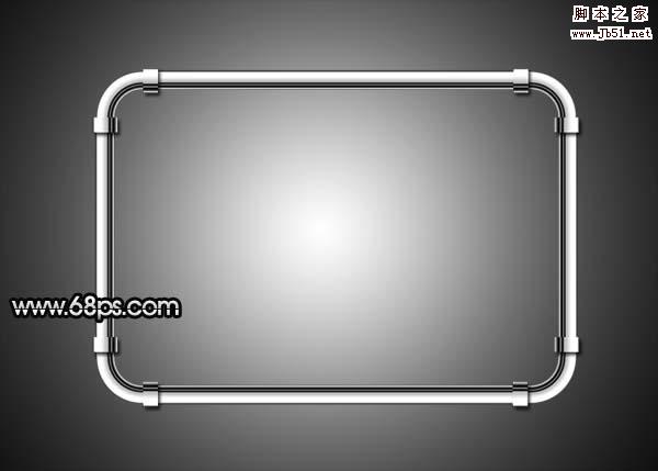 Photoshop 打造一款超酷的金属管相框