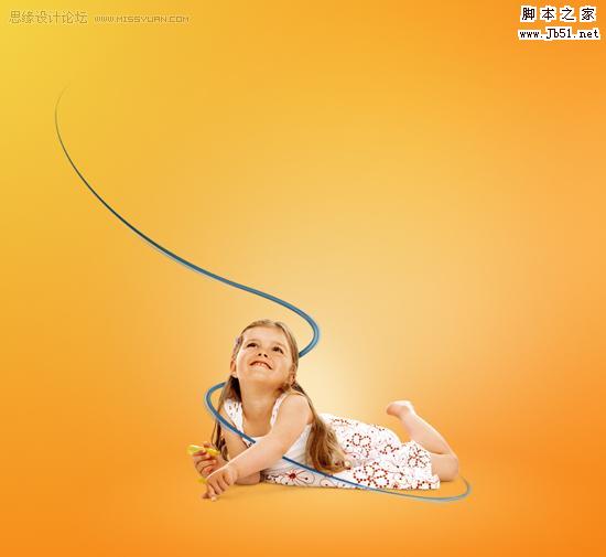 Photoshop 打造一张潮流风格女孩桌面