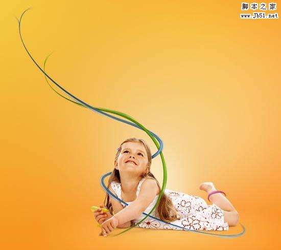 Photoshop 打造一张潮流风格女孩桌面