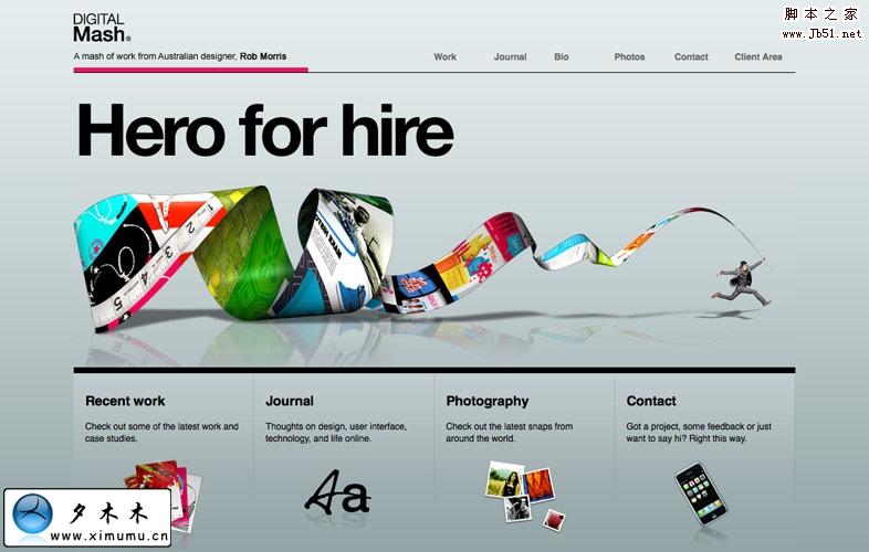 photoshop 让图片如丝带飘起来