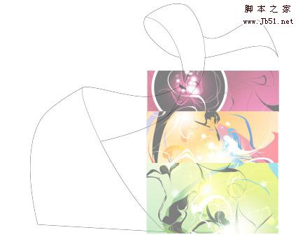 photoshop 让图片如丝带飘起来