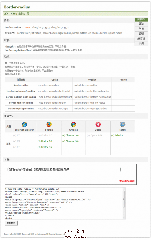 CSS 3.0 参考手册 (中文版) Tencent的ISD Webteam团队制作