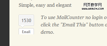 MailCounter 显示出文章被转寄的次数