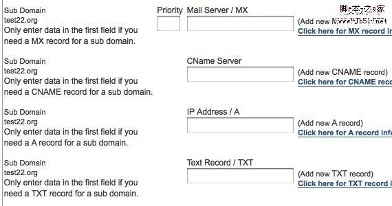 dns management MyDomain 免费DNS服务，包含网页转址、邮件转址及DNS设定
