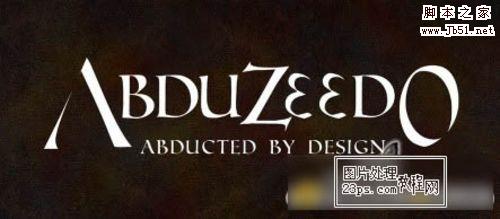 Photoshop制作欧洲复古文字特效