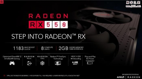 它的性能合格吗?Radeon RX 550显卡性能测试