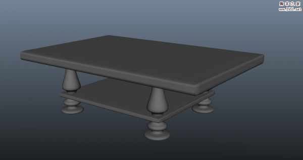 maya怎么建立一个二层小餐桌?