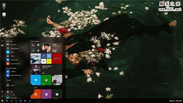 Win10 RS3开始菜单和屏幕截图曝光 NEON透明毛玻璃华丽丽