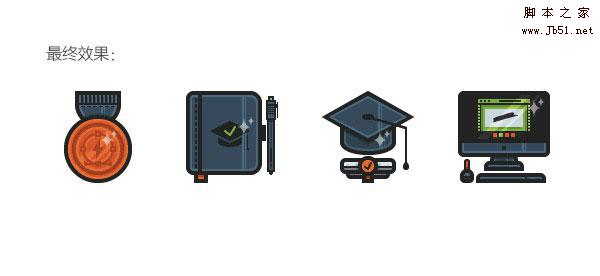 AI基础教程:教你制作炫酷的毕业主题徽章、书本、学士帽和电脑图