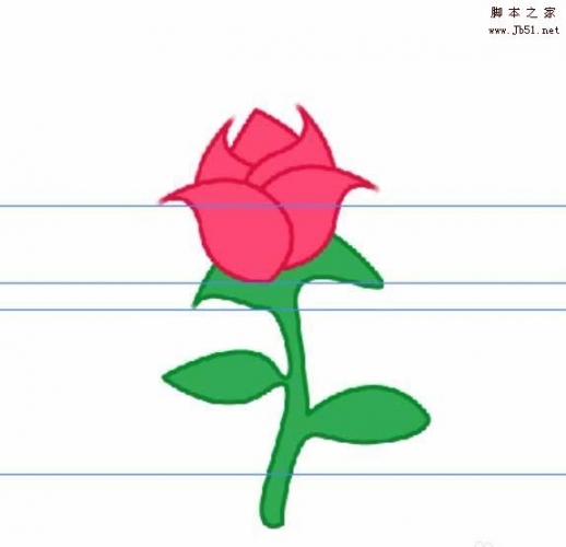PS怎么使用钢笔工具绘制粉色玫瑰花?