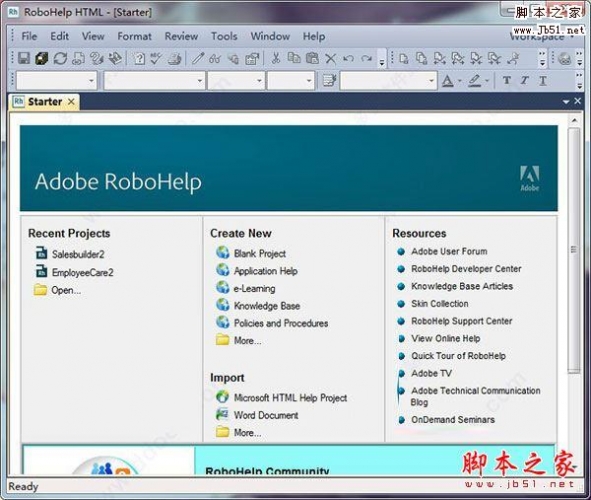 Adobe RoboHelp(制作CHM/HTML帮助文件) 11 免费中文版