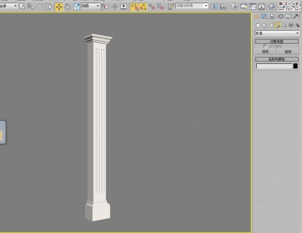 3dmax怎么制作一款立柱罗马柱模型?