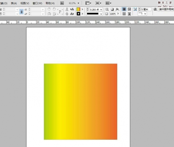 INdesign CS6怎么制作渐变色? ID渐变图形的制作方法 