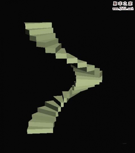 3dmax中怎么设计旋转楼梯的模型?