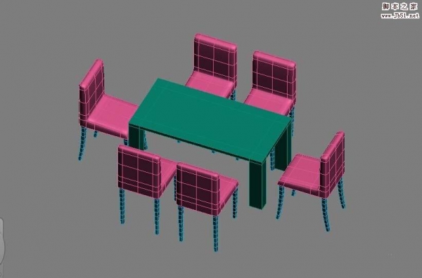 3dsMax怎么创建餐桌餐椅模型?