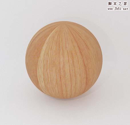 3DSMax怎么制作亮木材质的球体?