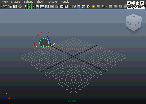 maya2014怎么制作一个正方体移动的动画?