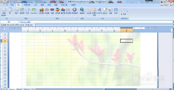 Excel2007页眉怎么给整个工作表添加水印效果图？