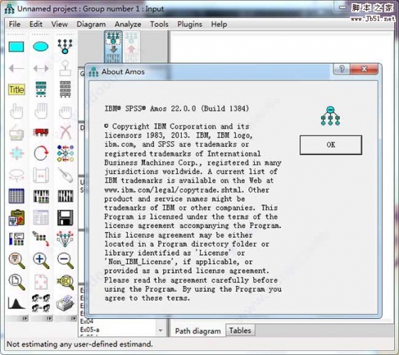 IBM SPSS Amos v22.0 英文特别版(附安装教程)
