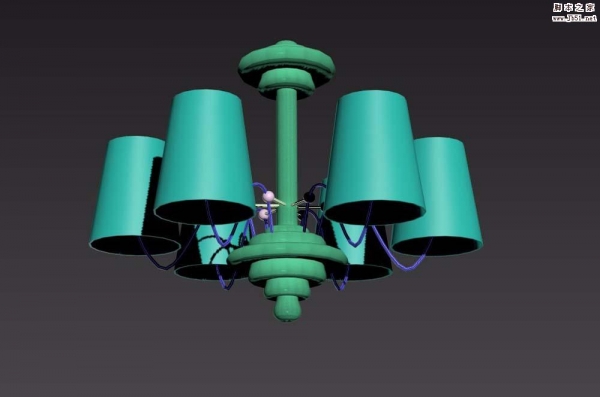 3dsmax怎么设计漂亮的吊灯模型?
