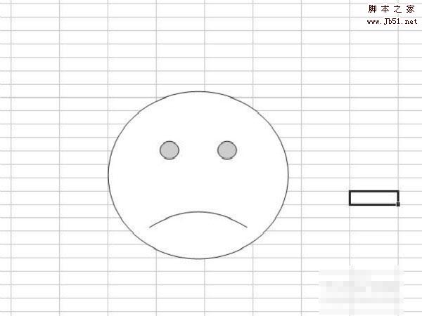如何在EXCEL2003工作表中绘制出一个哭脸?