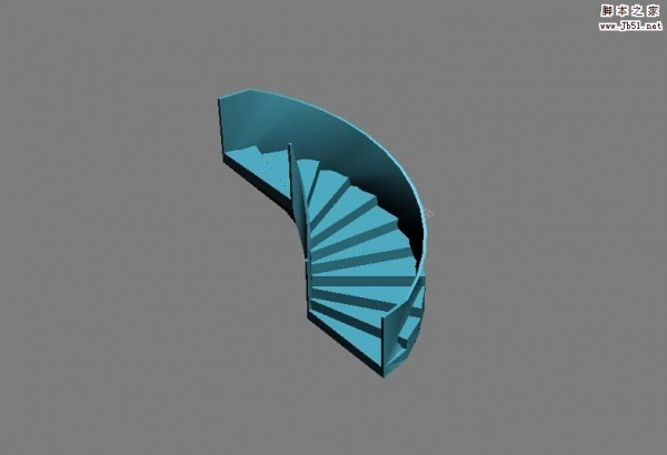 3dsMax怎么设计旋转楼梯模型? 3dsMax楼梯的设计方法