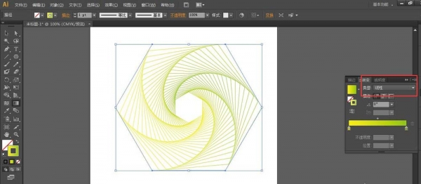 AI怎么绘制螺旋状的线条图形?