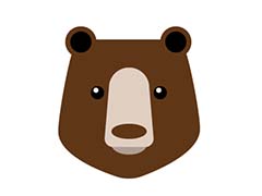 ai怎么绘制棕熊LOGO? ai棕熊图标的绘制方法